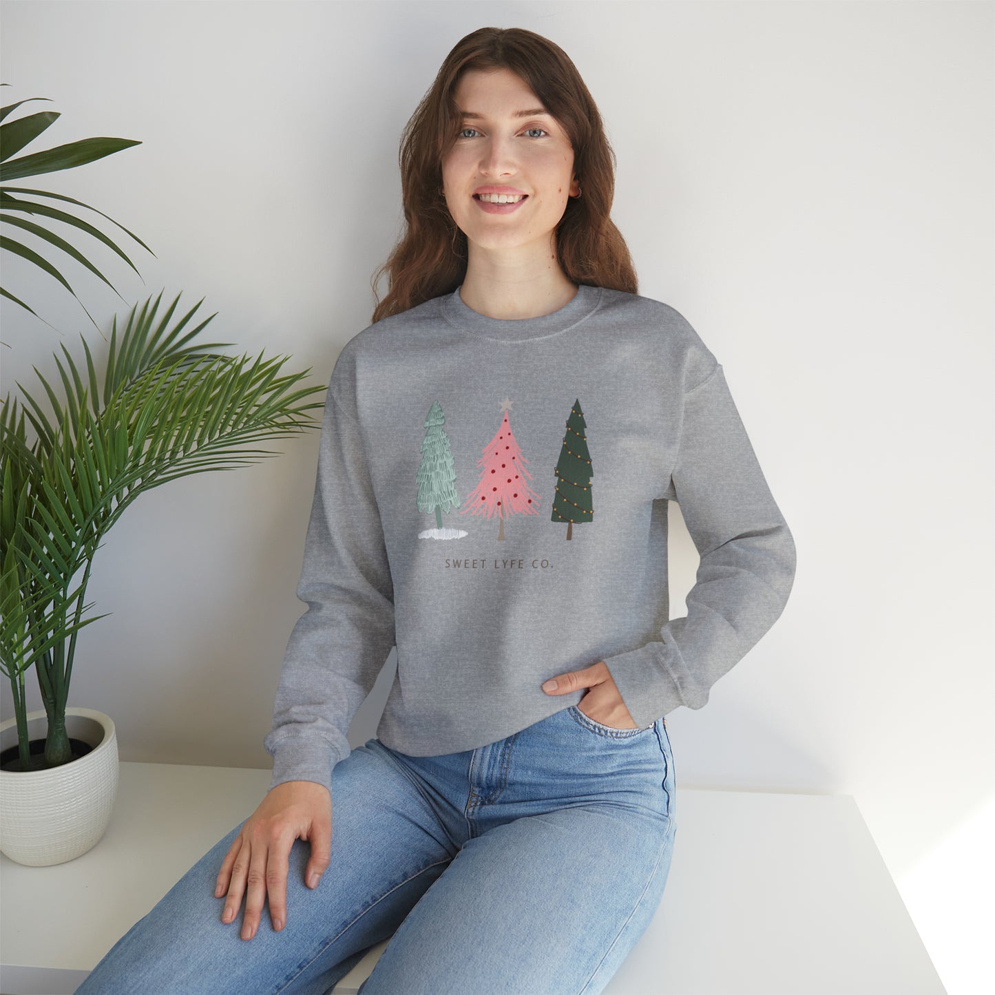 Christmas Tree Crewneck Sweatshirt