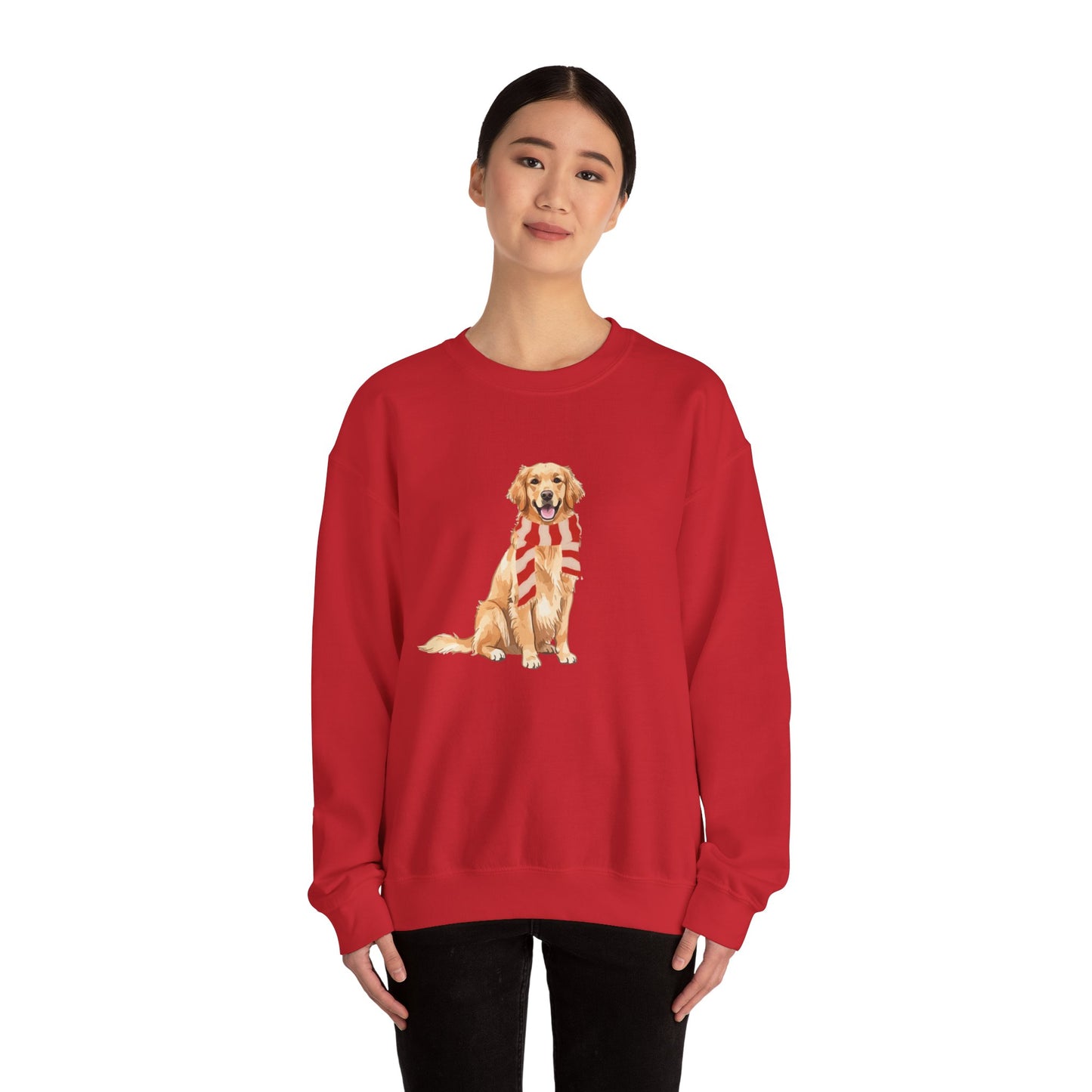 Cozy Golden Retriever Crewneck Sweatshirt