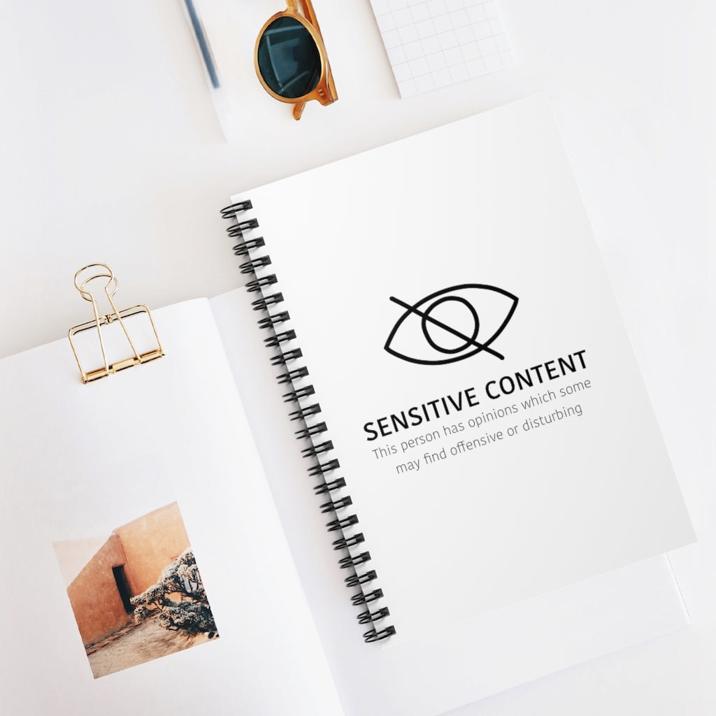 Sensitive Content! This notebook is perfect for those people with unpopular opinions! Let people know what they are getting into! Makes a great gift for that outspoken uncle at the holidays! This journal has 118 ruled line single pages for you to fill up!