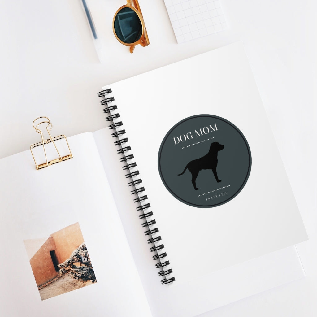 There is nothing better than a girl's best friend. This stylish dog mom notebook has a preppy emblem with a dog. Whether you are snuggling up on the couch with your dog or out running to get more dog food, this notebook is perfect to keep track of you and your dog's to do list. This journal has 118 ruled line single pages for you to fill up!
