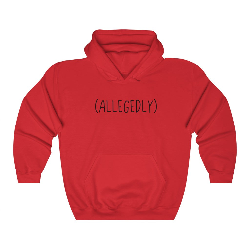 This hoodie sweatshirt is amazing... allegedly. This funny hoodie will show off your sense of humor or make a great gift for the jokester in your life.