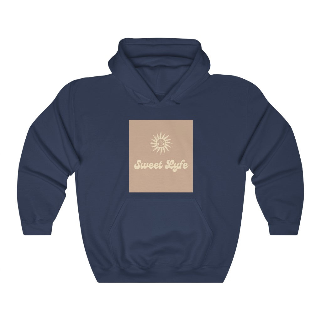 Wherever you go, always bring your own sunshine. This neutral hoodie features a sunny design that includes our brand Sweet Lyfe. Made with a soft high quality cotton for next level comfort. Upgrade your style and add this sweatshirt to your wardrobe today.