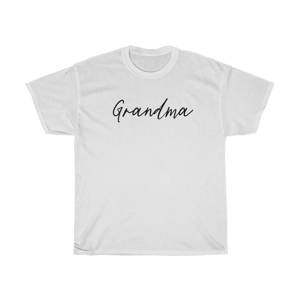 Grandma Script Cotton T-shirt