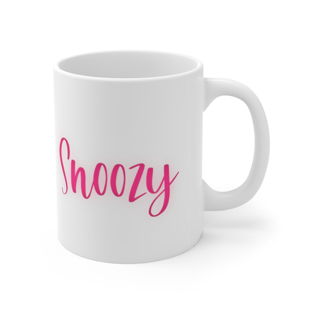 Boozy and Snoozy! Sleepy but still need a drink? This ceramic mug is perfect for brunch with the girls or a great gift for your boozy friends. After a long nigth out partying you fill this mug with coffee to make your way through the day. This mug is 11 oz, lead and BPA free, and microwave and dishwasher safe!