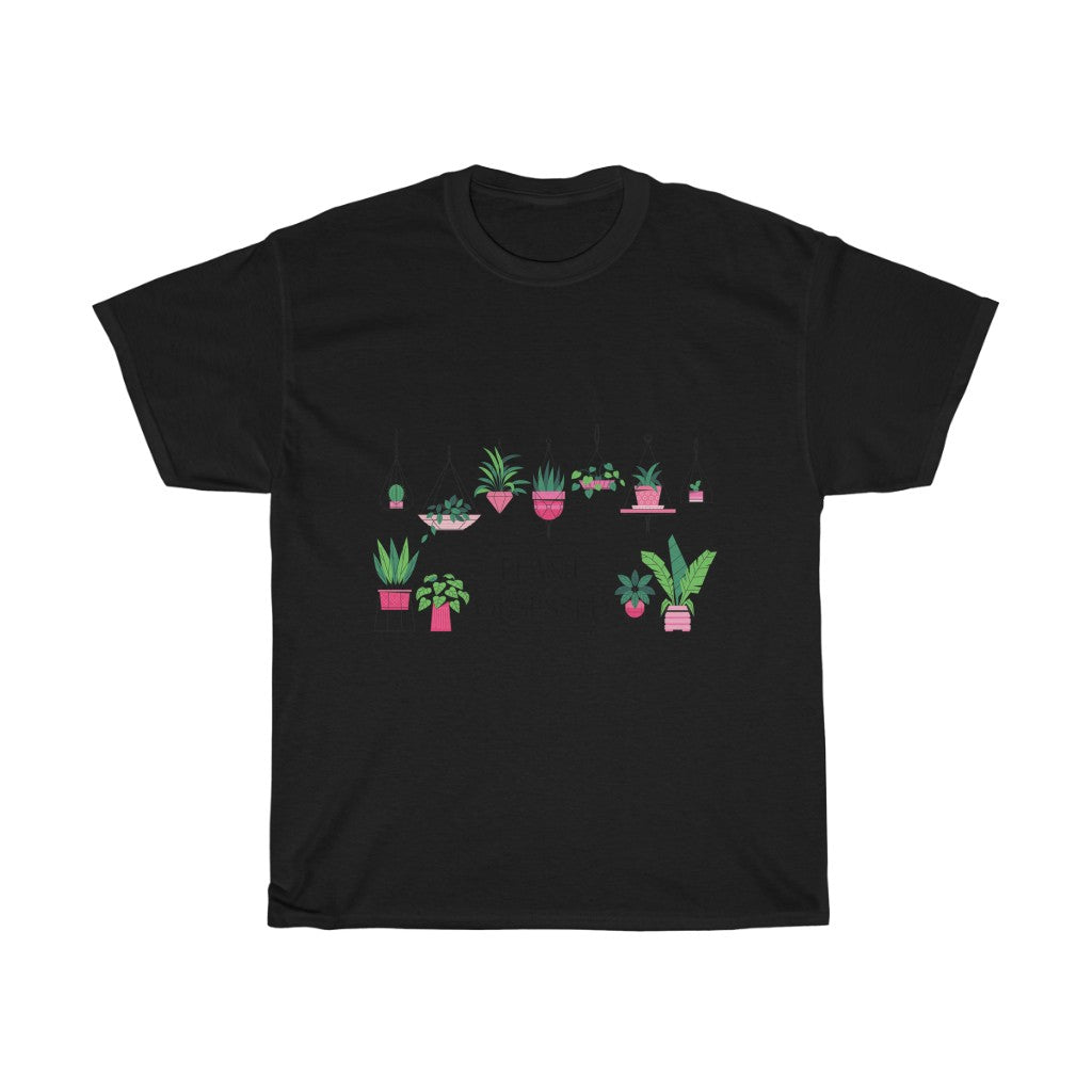 There is no such thing as too many plants. I mean, just one more right? This colorful cotton tee has beautiful hanging plants and the phrase “Plant Obsessed”. Made with 100% cotton, this t-shirt is both stylish and cozy. Treat yourself and show off your passion for plants with this piece.