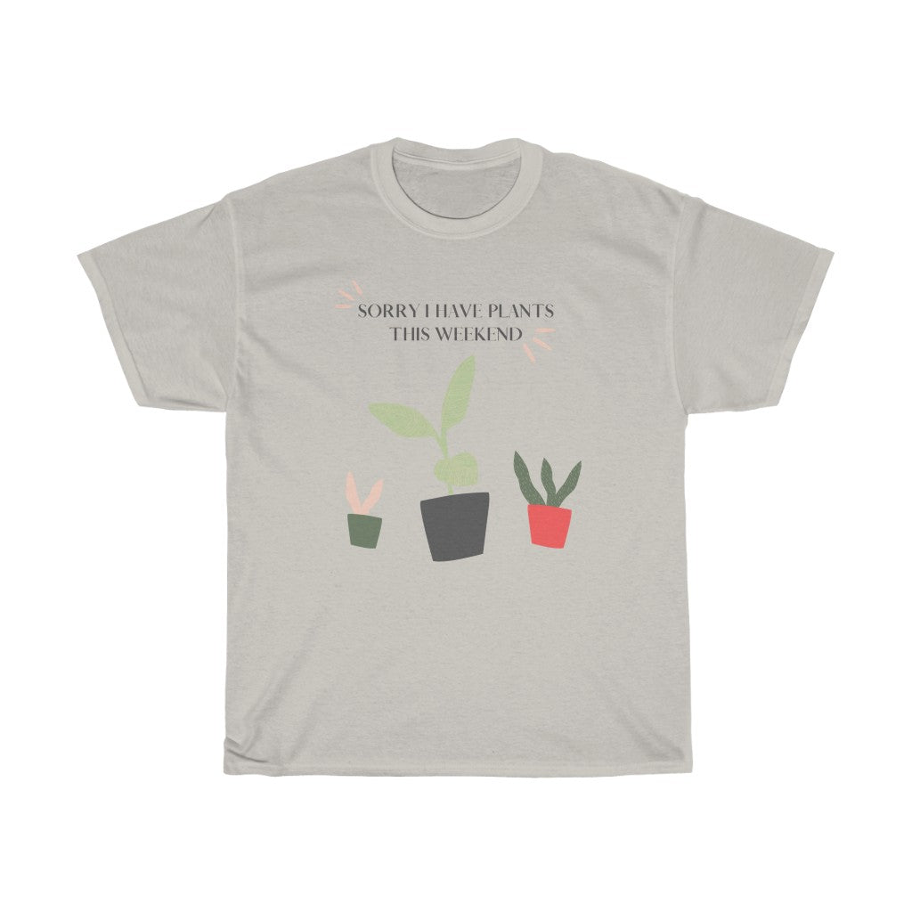 When all you want is a night in with your plants. This punny cotton t-shirt is bright and fun and says, “Sorry I Have Plants This Weekend”. Great for introverts and all who just like alone time and self care. Add this stylish funny piece to your collection today.