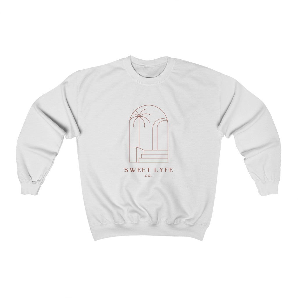Wishing you were on a beach somewhere? Us too! This tropical crewneck sweatshirt has a minimalist design that inspires all things beachy. Made with a breathable cotton, you can rock this sweatshirt in comfort and style.