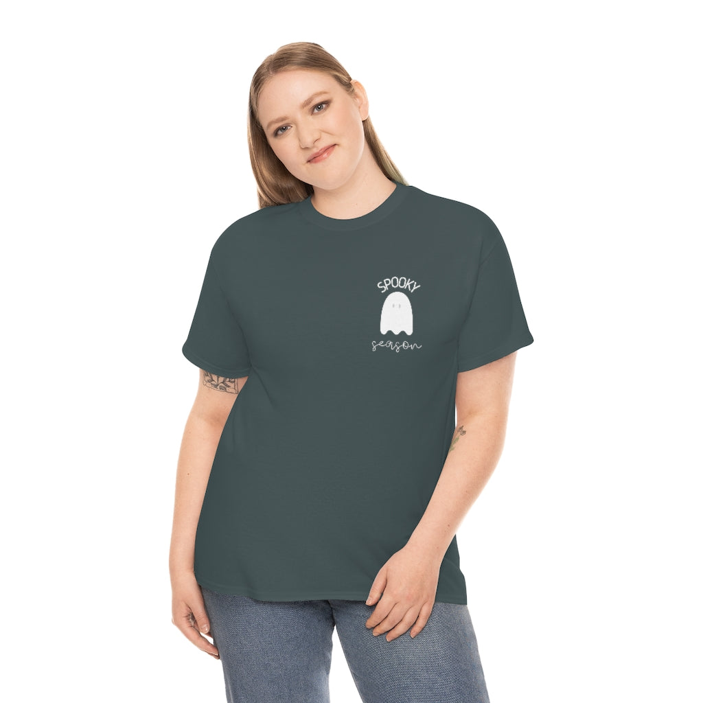 Spooky Season Ghost Cotton T-shirt