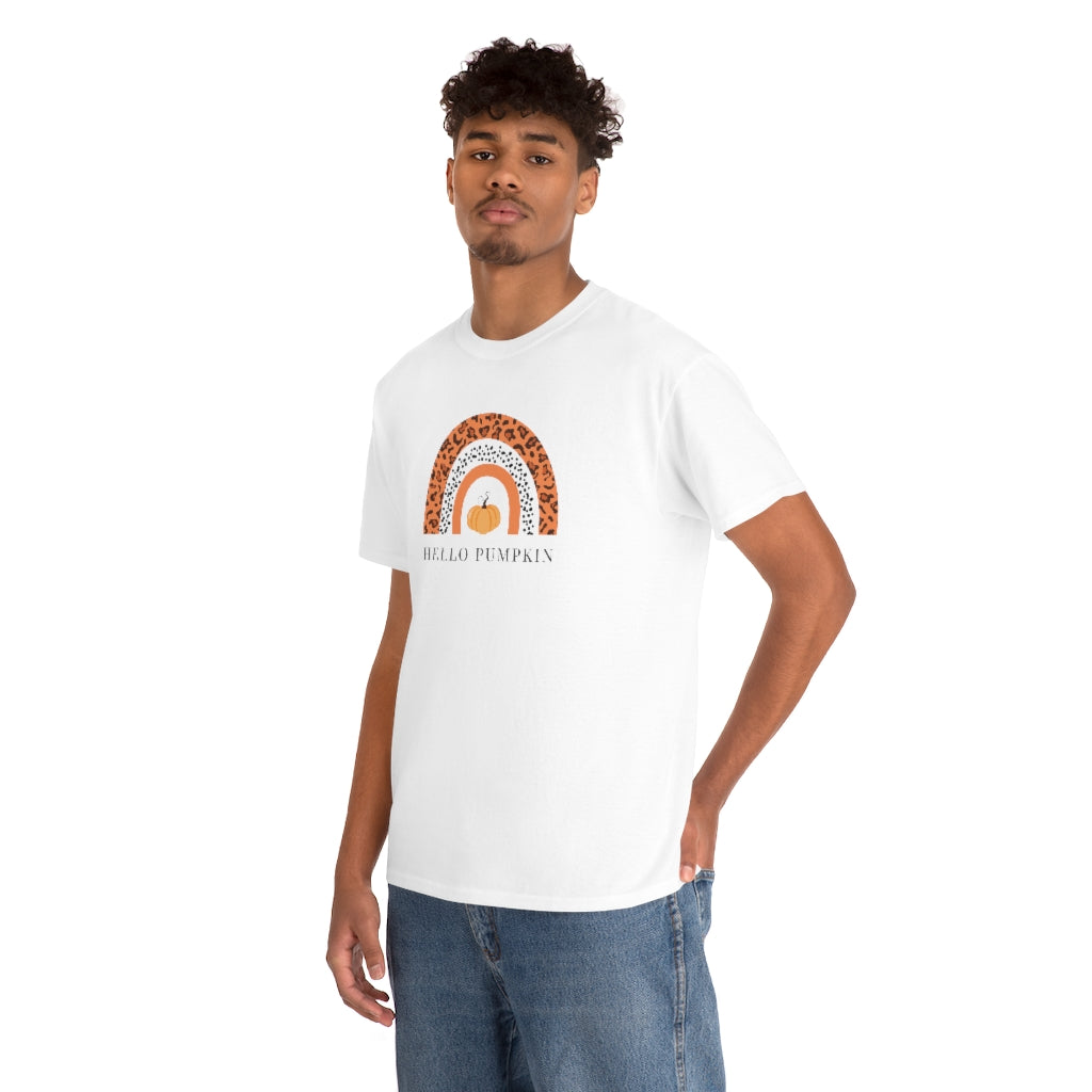 Hello Pumpkin Rainbow Cotton T-shirt