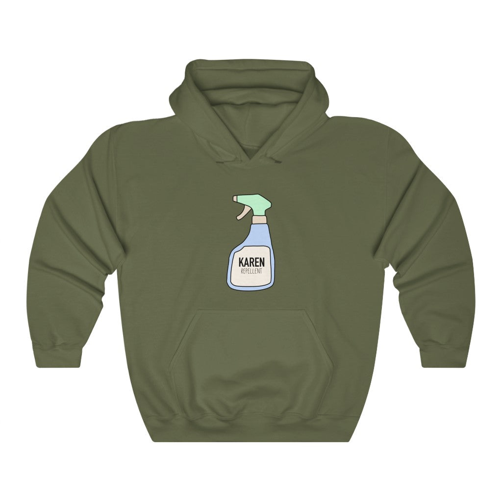 Keep those Karen's away with this funny Karen repellent hoodie. Avoid being cancelled while staying cozy in this hoodie.