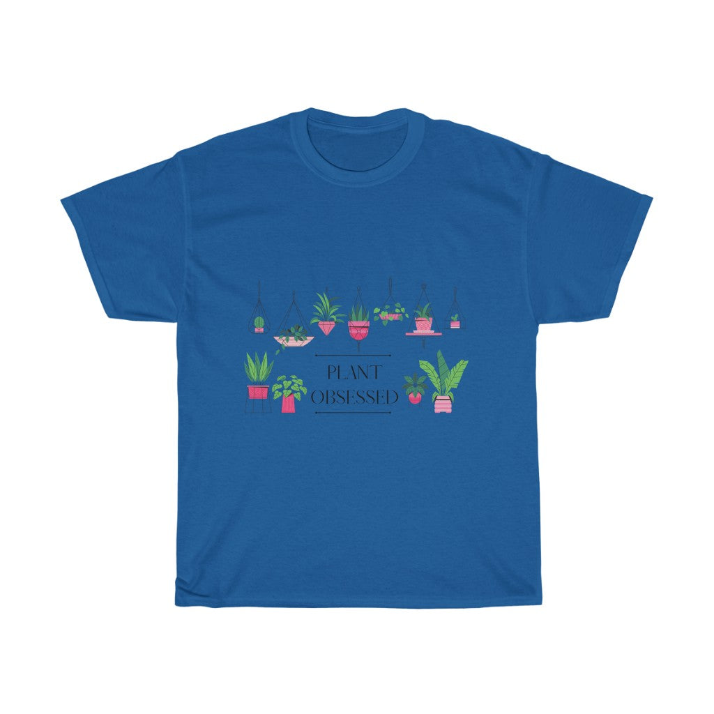 There is no such thing as too many plants. I mean, just one more right? This colorful cotton tee has beautiful hanging plants and the phrase “Plant Obsessed”. Made with 100% cotton, this t-shirt is both stylish and cozy. Treat yourself and show off your passion for plants with this piece.