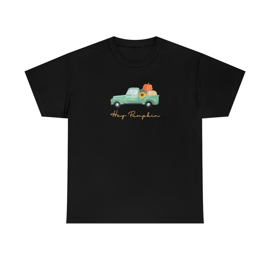 Hey Pumpkin Rainbow Cotton T-shirt
