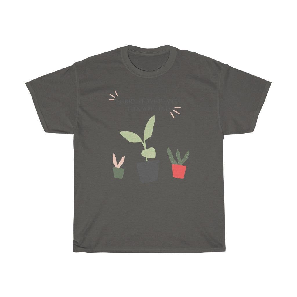 When all you want is a night in with your plants. This punny cotton t-shirt is bright and fun and says, “Sorry I Have Plants This Weekend”. Great for introverts and all who just like alone time and self care. Add this stylish funny piece to your collection today.