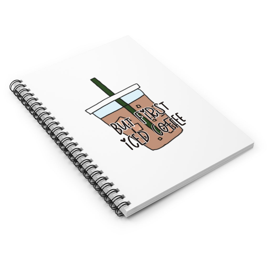 For all you iced coffee lovers out there, this notebook is for you! Iced… always, am I right?! Not matter the weather take note in this journal while you sip your iced coffee. This journal has 118 ruled line single pages for you to fill up!