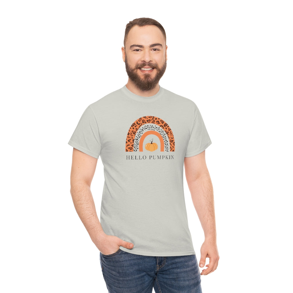 Hello Pumpkin Rainbow Cotton T-shirt