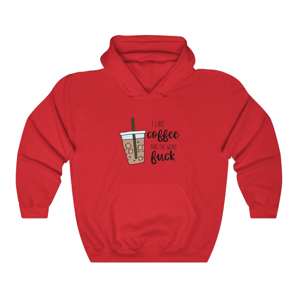 I like coffee and the word fuck. This hoodie is for those of us that are classy but cuss a little, and run on coffee! Perfect for your mornings while sipping coffee, and maybe even letting an f-bomb slip when it burns your tongue!