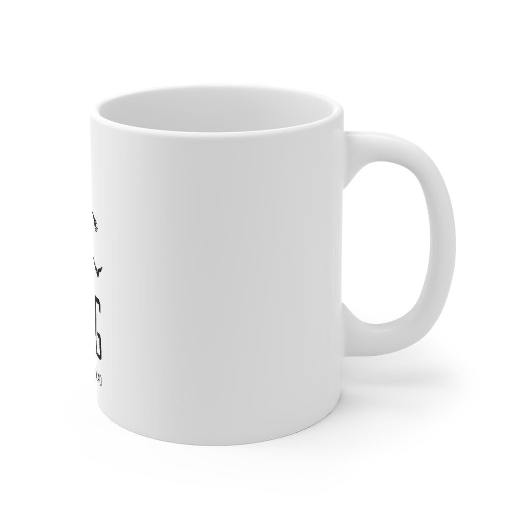 OMG I'm Literally Dead Funny Skeleton Mug 11oz