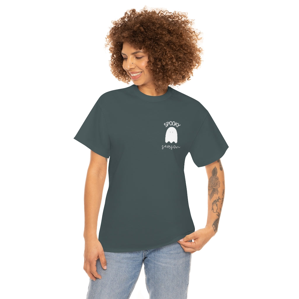 Spooky Season Ghost Cotton T-shirt