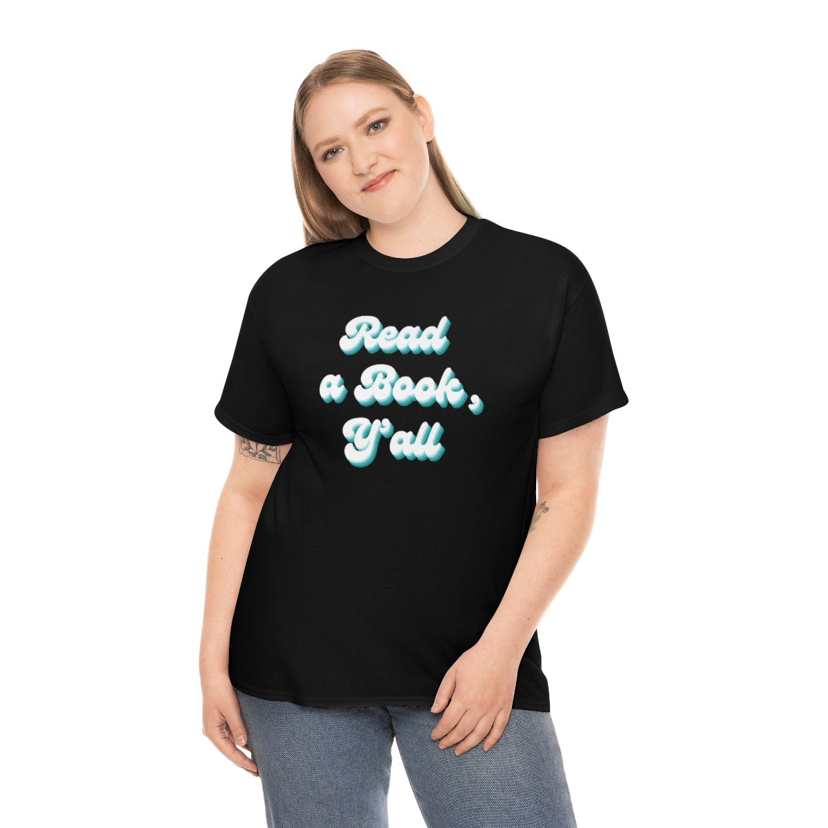 Read a Book, Y’all Cotton T-shirt - @teachwithheath Exclusive!