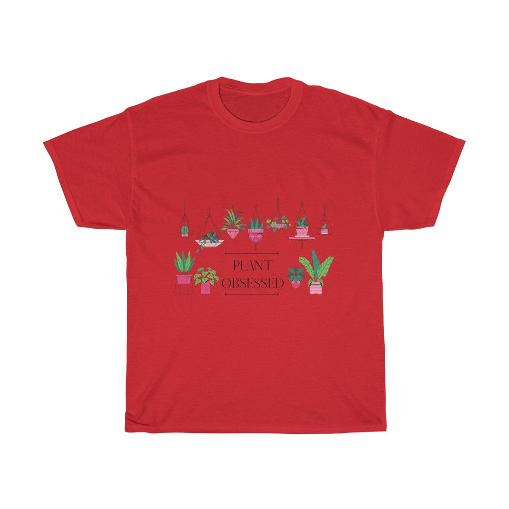 There is no such thing as too many plants. I mean, just one more right? This colorful cotton tee has beautiful hanging plants and the phrase “Plant Obsessed”. Made with 100% cotton, this t-shirt is both stylish and cozy. Treat yourself and show off your passion for plants with this piece.