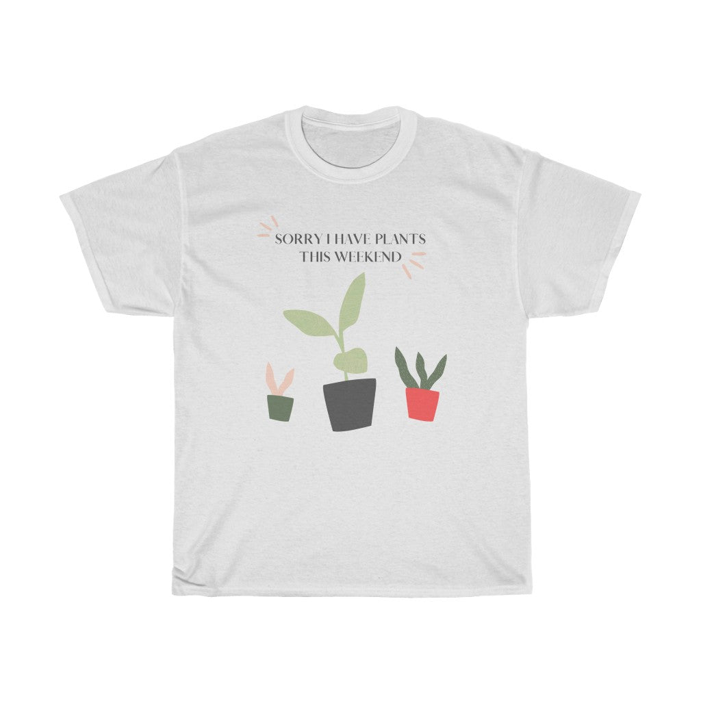 When all you want is a night in with your plants. This punny cotton t-shirt is bright and fun and says, “Sorry I Have Plants This Weekend”. Great for introverts and all who just like alone time and self care. Add this stylish funny piece to your collection today.