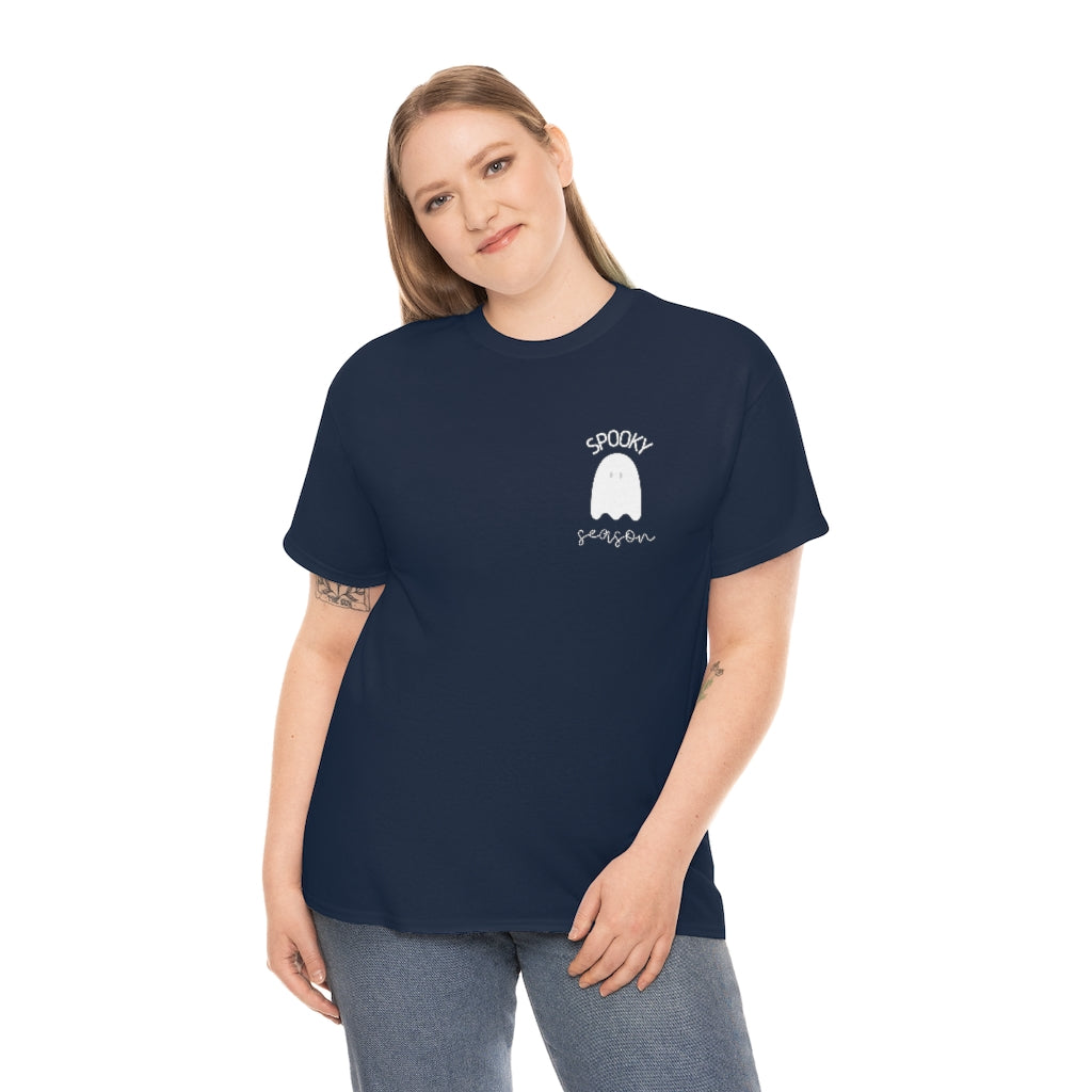 Spooky Season Ghost Cotton T-shirt
