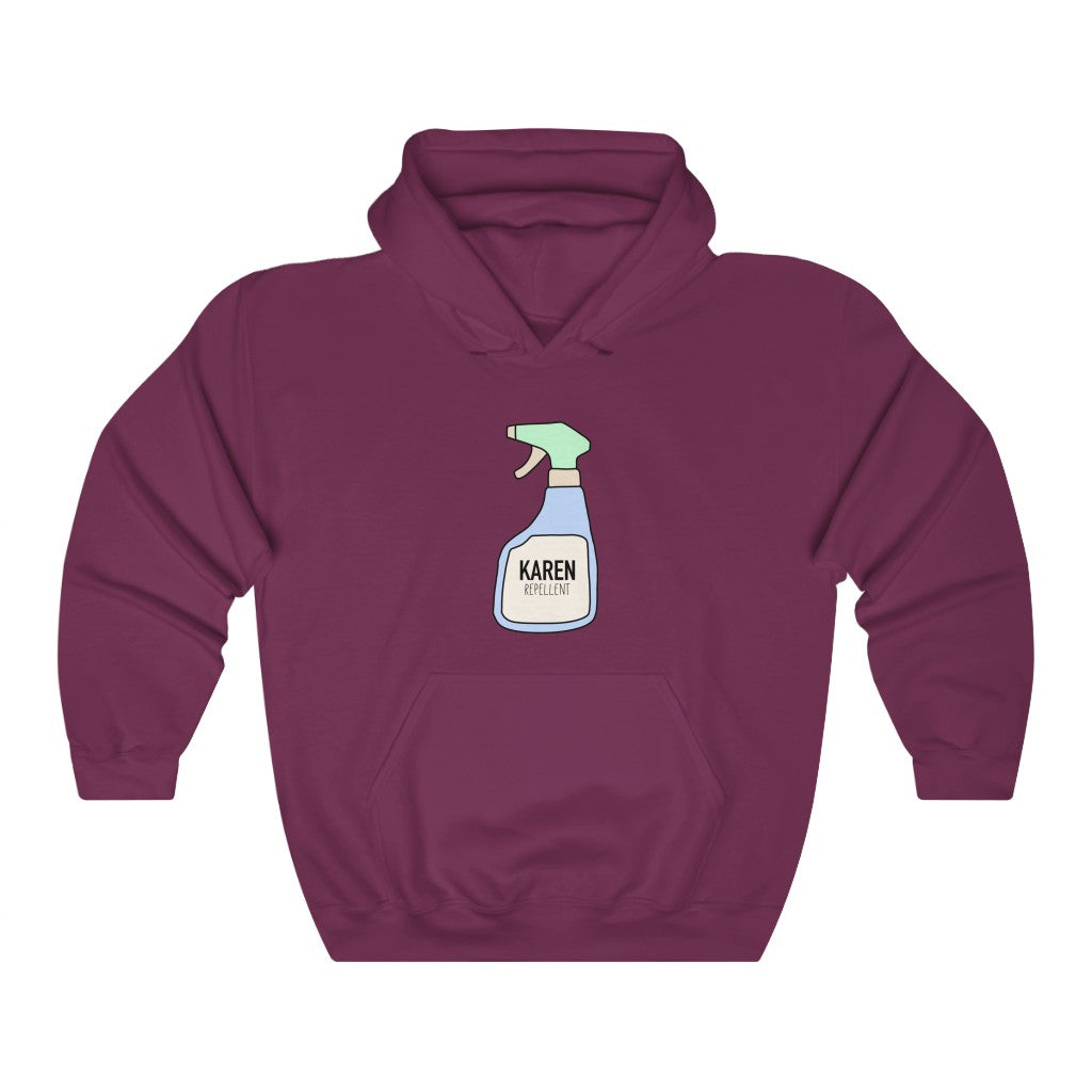 Keep those Karen's away with this funny Karen repellent hoodie. Avoid being cancelled while staying cozy in this hoodie.