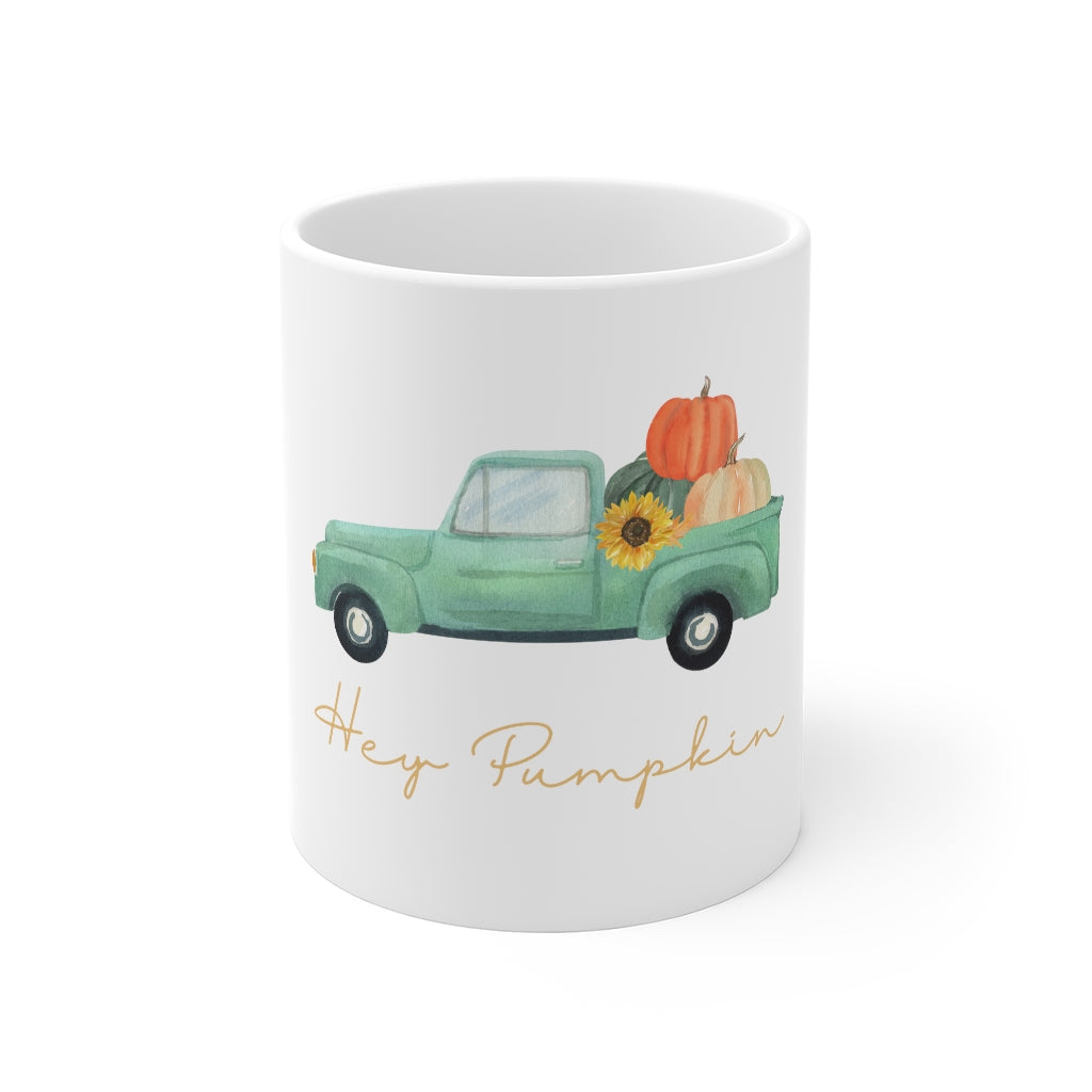 Hey Pumpkin Rainbow Mug 11oz