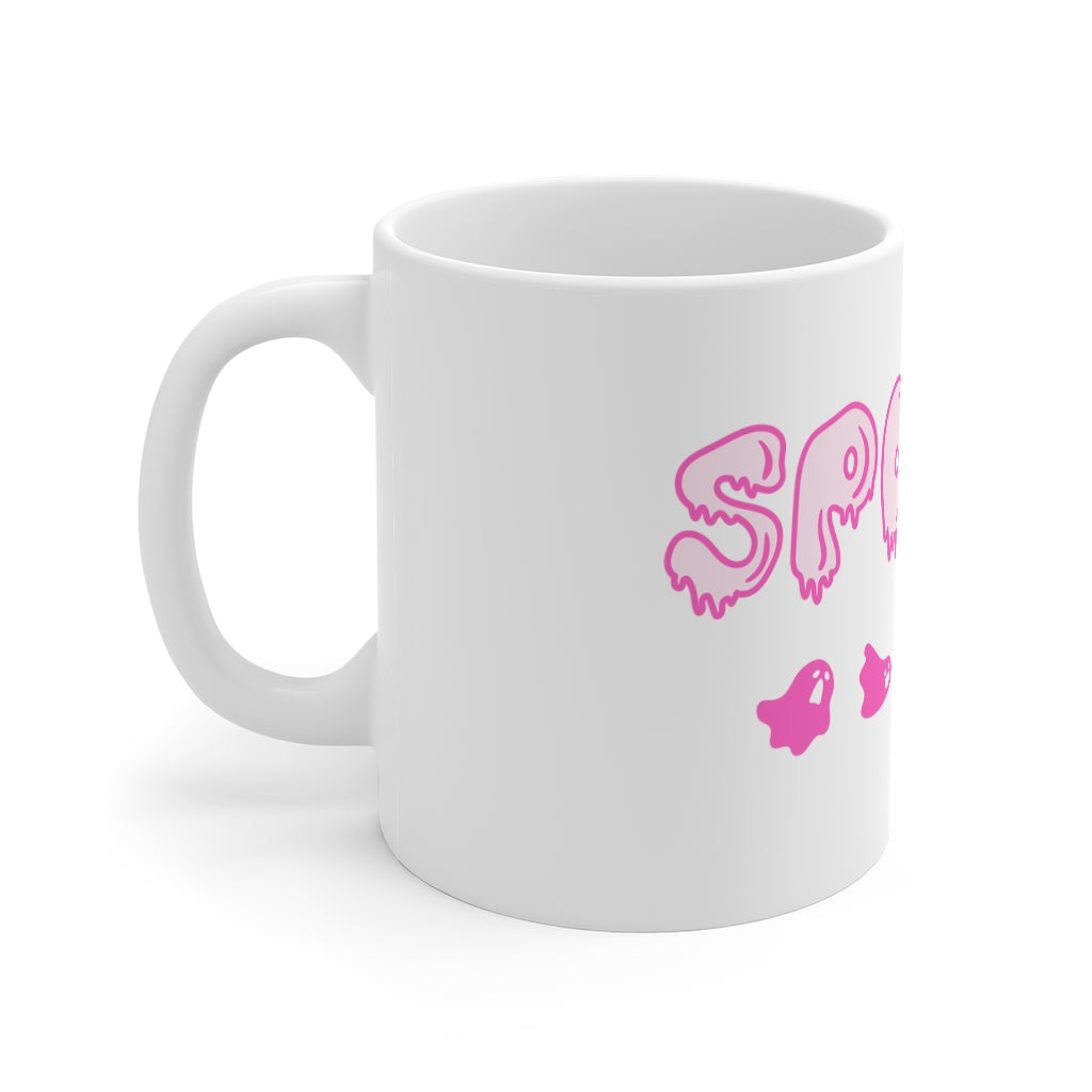 SPOOKY Ghost Mug 11oz