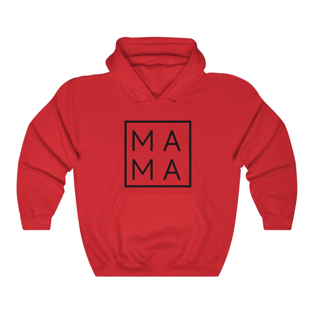 Mama Minimalist Square Hoodie Sweatshirt