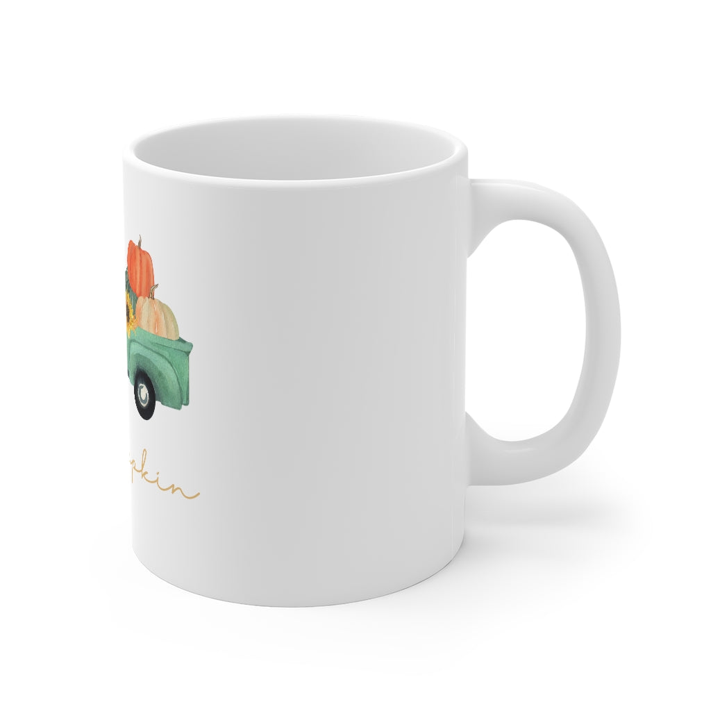 Hey Pumpkin Rainbow Mug 11oz