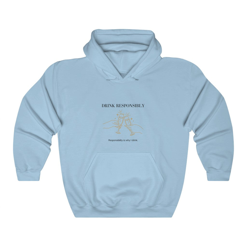 This is the ultimate adulting hoodie sweatshirt. With a champagne glass cheers design, this is not only stylish but hilarious. The more responsibility you have, the more you drink. That’s how it works right? Made with high quality cotton, this sweatshirt is a must have for your collection.