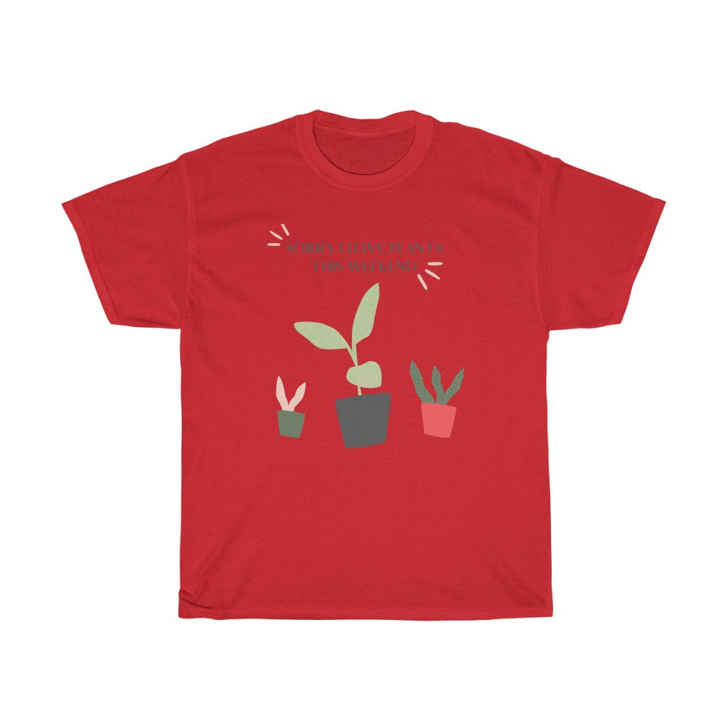 When all you want is a night in with your plants. This punny cotton t-shirt is bright and fun and says, “Sorry I Have Plants This Weekend”. Great for introverts and all who just like alone time and self care. Add this stylish funny piece to your collection today.