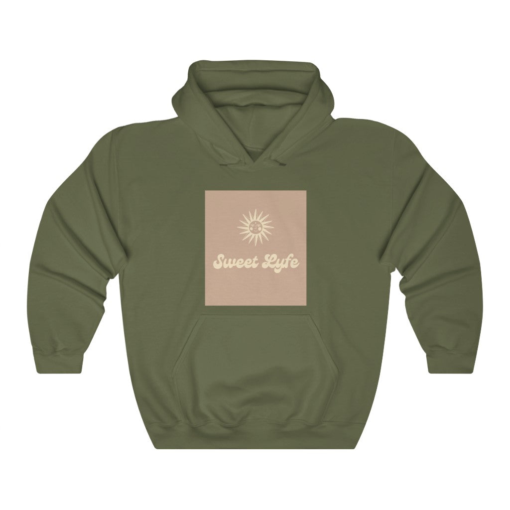 Wherever you go, always bring your own sunshine. This neutral hoodie features a sunny design that includes our brand Sweet Lyfe. Made with a soft high quality cotton for next level comfort. Upgrade your style and add this sweatshirt to your wardrobe today.