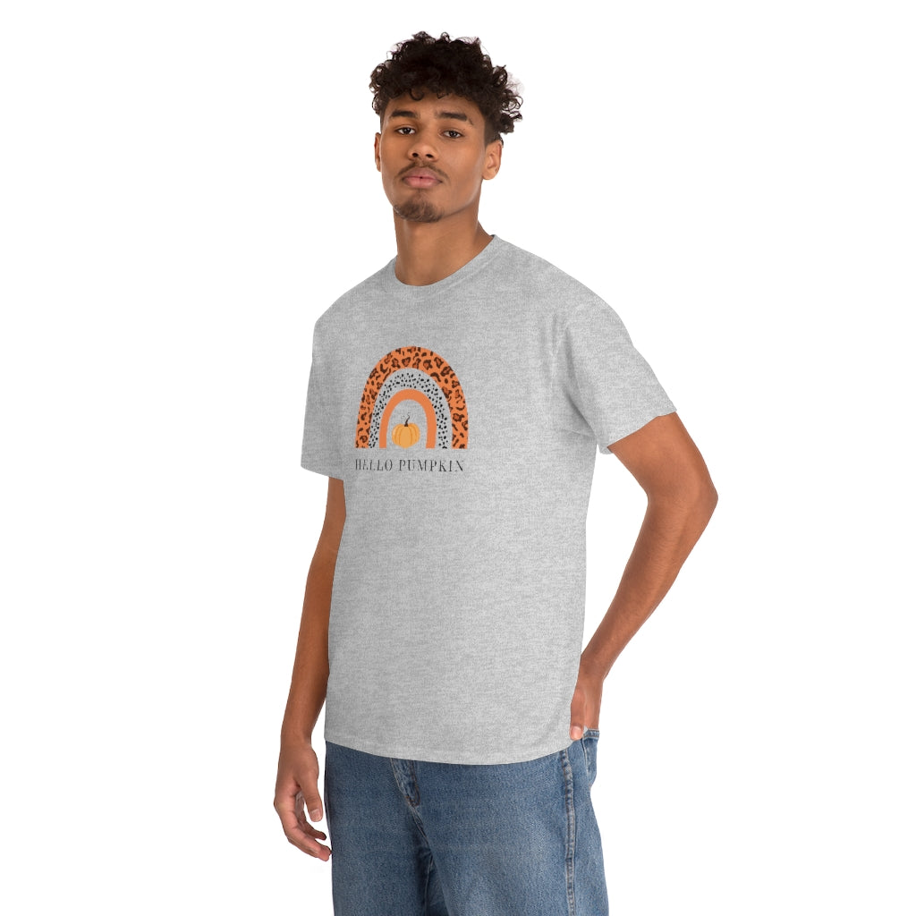 Hello Pumpkin Rainbow Cotton T-shirt