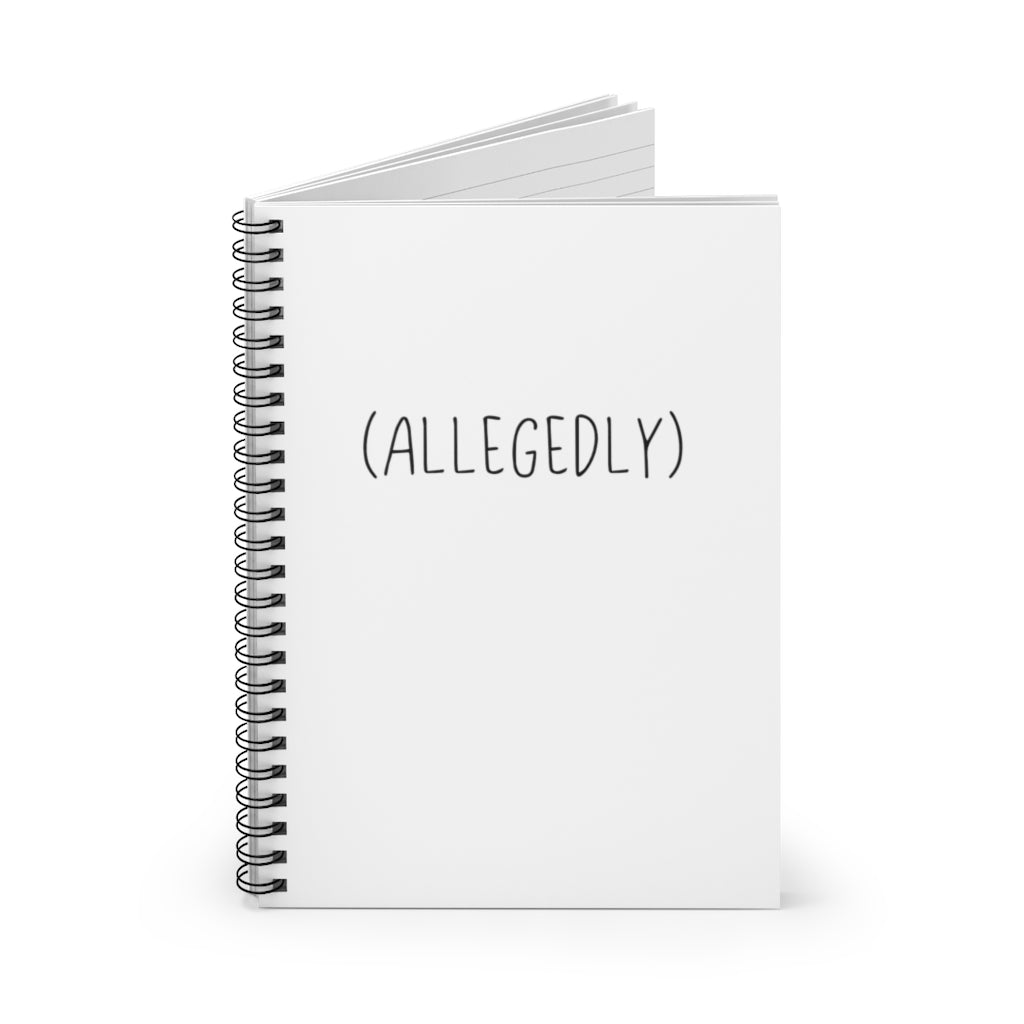 This notebook is amazing... allegedly. This funny journal will show off your sense of humor or make a great gift for the jokester in your life. This journal has 118 ruled line single pages for you to fill up!