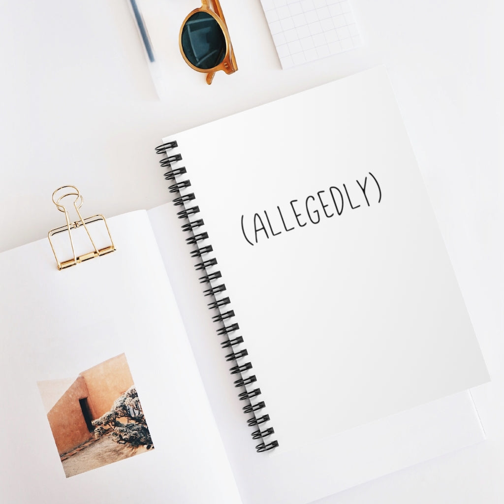 This notebook is amazing... allegedly. This funny journal will show off your sense of humor or make a great gift for the jokester in your life. This journal has 118 ruled line single pages for you to fill up!