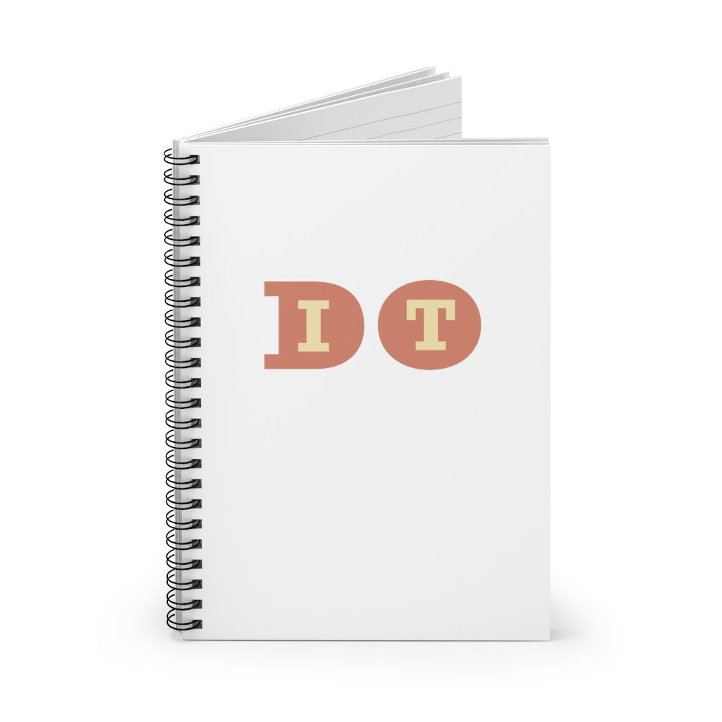 DO IT! This inspirational and cute notebook is perfect for planning your meals or logging those workouts. Makes a great gift for those active friends in your life. This journal has 118 ruled line single pages for you to fill up!