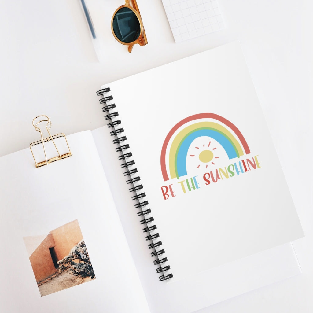 Be the Sunshine - @ms.craft_kindergarten Exclusive! Spiral Notebook - Ruled Line