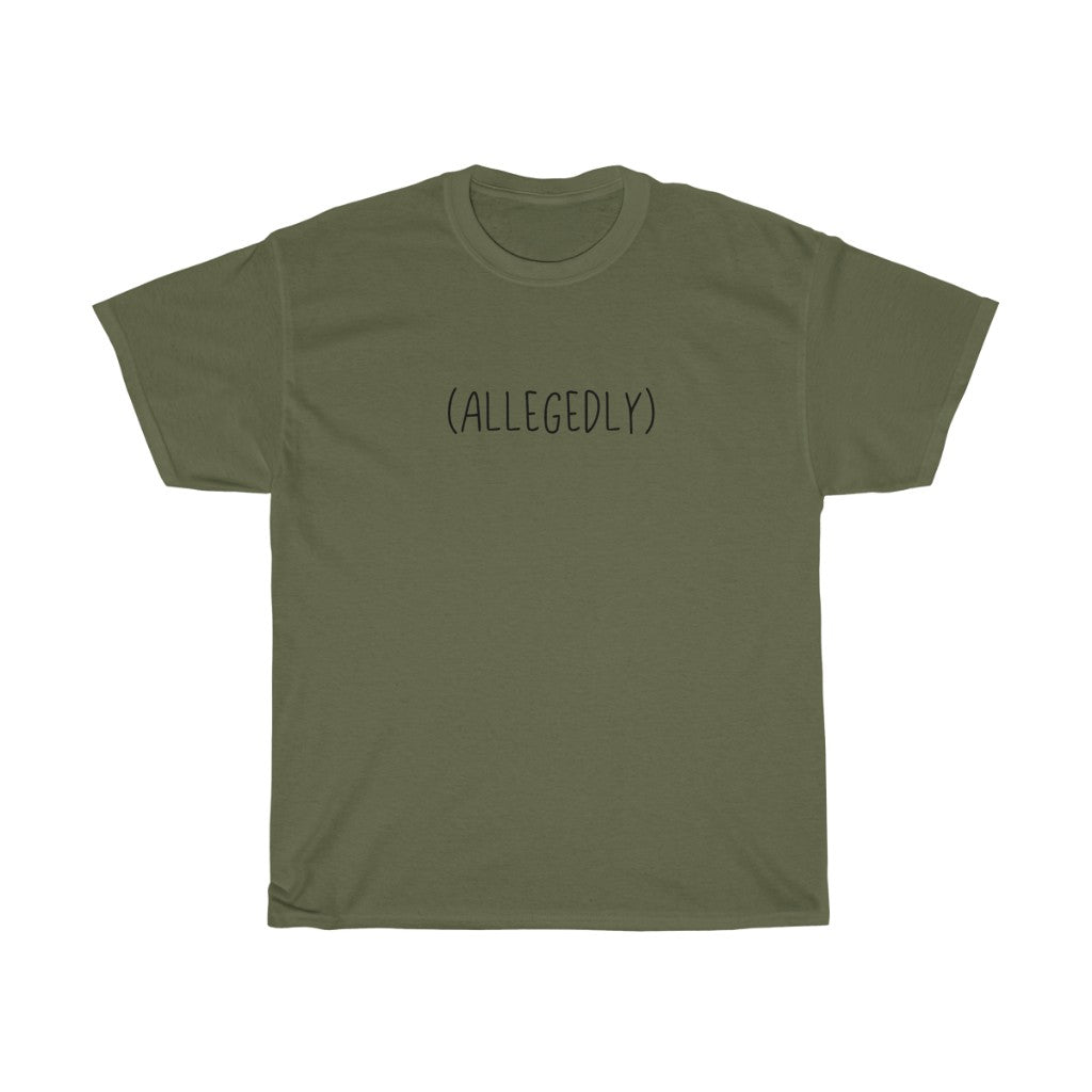 This cotton t-shirt is amazing... allegedly. This funny t-shirt will show off your sense of humor or make a great gift for the jokester in your life.