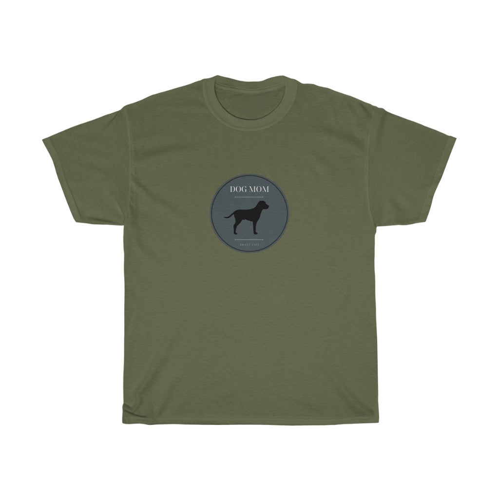 There is nothing better than a girl's best friend. This stylish dog mom cotton t-shirt has a preppy emblem with a dog. Whether you are walking your furry friend or snuggling up on the couch with your dog, this t-shirt is perfect for any and every occasion. Designed with a super soft cotton, you will never want to take it off.