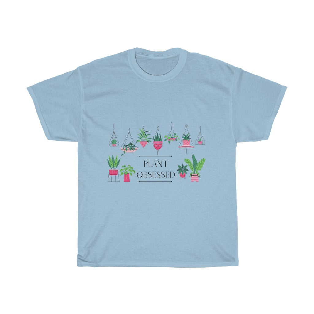 There is no such thing as too many plants. I mean, just one more right? This colorful cotton tee has beautiful hanging plants and the phrase “Plant Obsessed”. Made with 100% cotton, this t-shirt is both stylish and cozy. Treat yourself and show off your passion for plants with this piece.