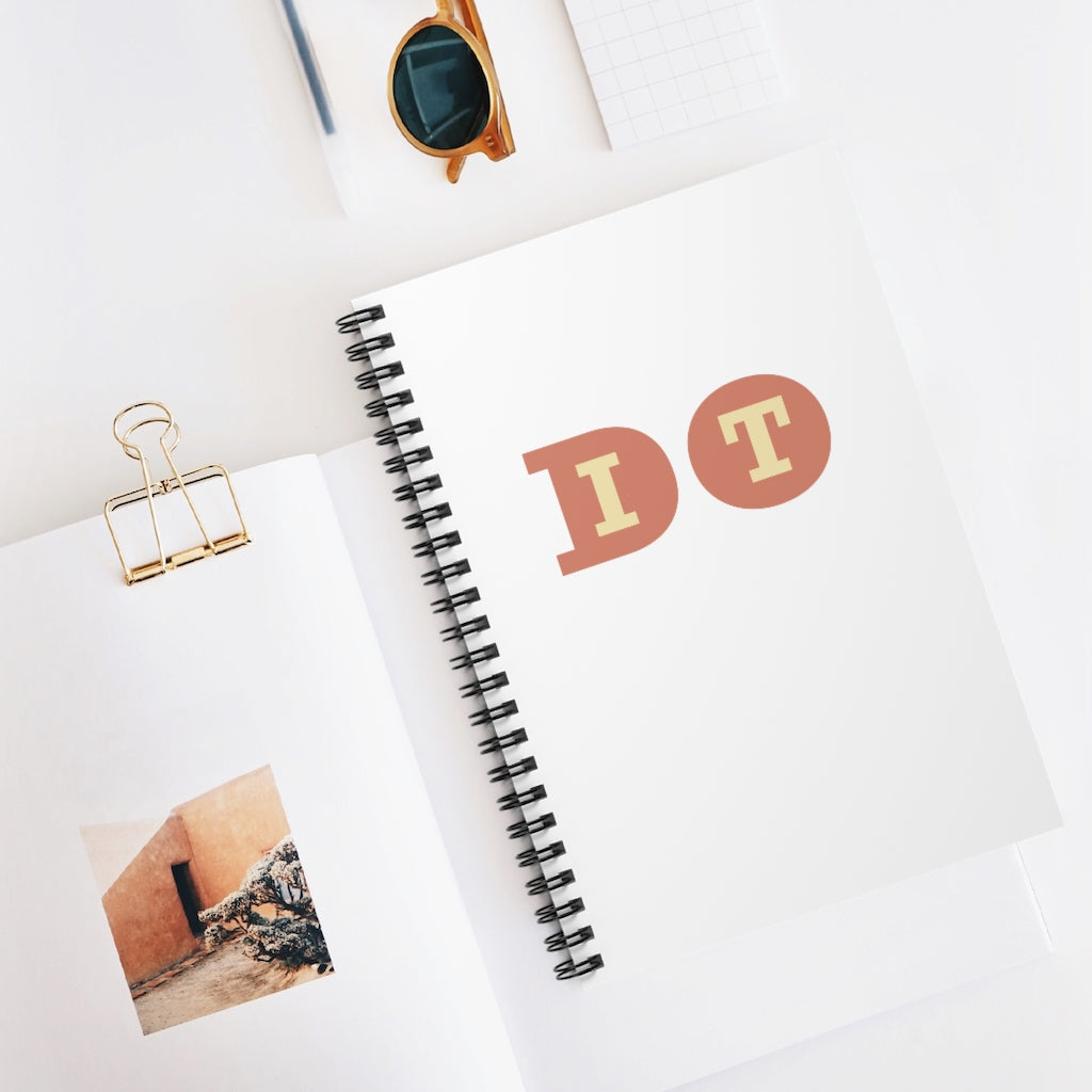 DO IT! This inspirational and cute notebook is perfect for planning your meals or logging those workouts. Makes a great gift for those active friends in your life. This journal has 118 ruled line single pages for you to fill up!