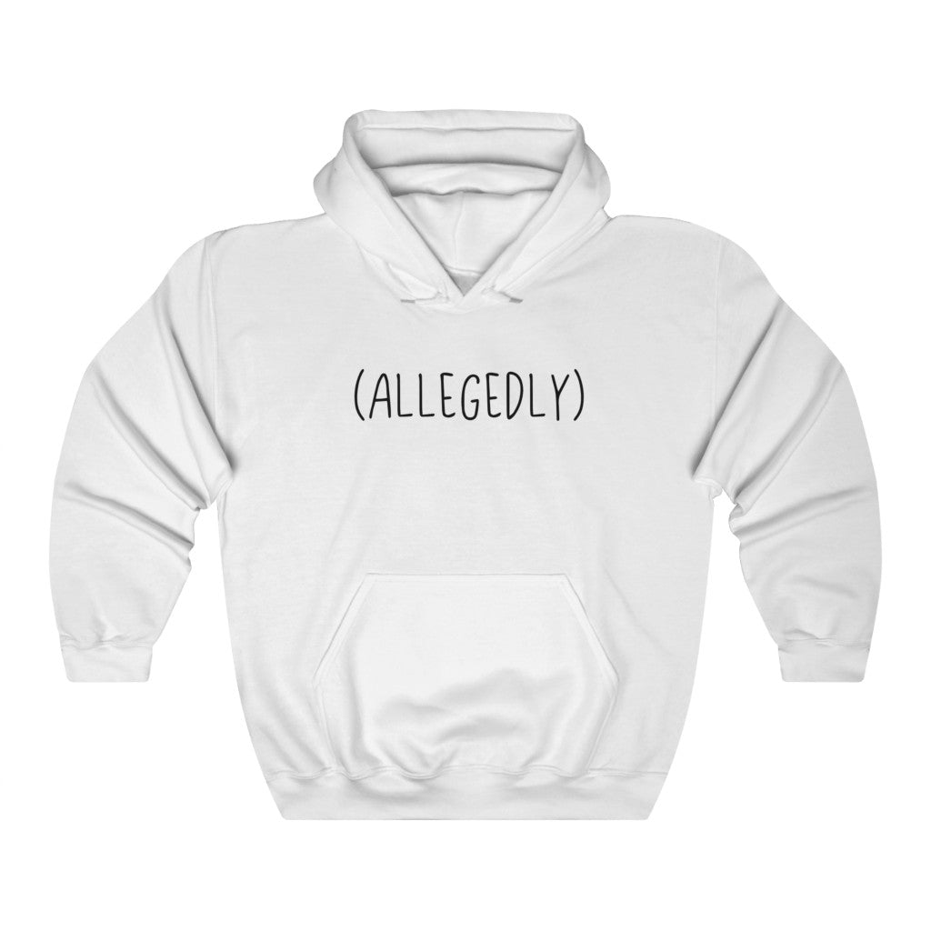 This hoodie sweatshirt is amazing... allegedly. This funny hoodie will show off your sense of humor or make a great gift for the jokester in your life.
