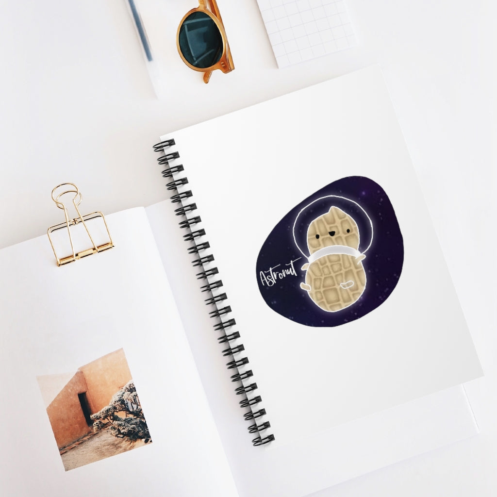 What do you get when you cross an astronaut and a peanut?... an Astronut! Show off your sense of humor with this funny, galactic, out of this world notebook. Makes the perfect gift for your punny uncle or for your friend who can't stop making dad jokes! This journal has 118 ruled line single pages for you to fill up!