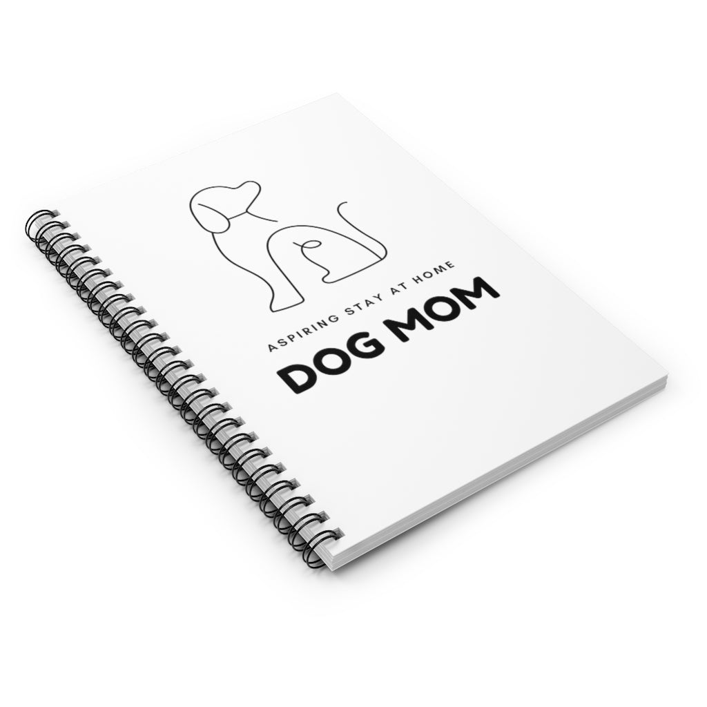 When your only aspiration in life is to make sure your dog has the best life possible. This funny Aspiring Stay at Home Dog Mom notebook is perfect for cuddling on the couch with your furry friend and journaling. This will be your new favorite notebook guaranteed. This journal has 118 ruled line single pages for you to fill up!