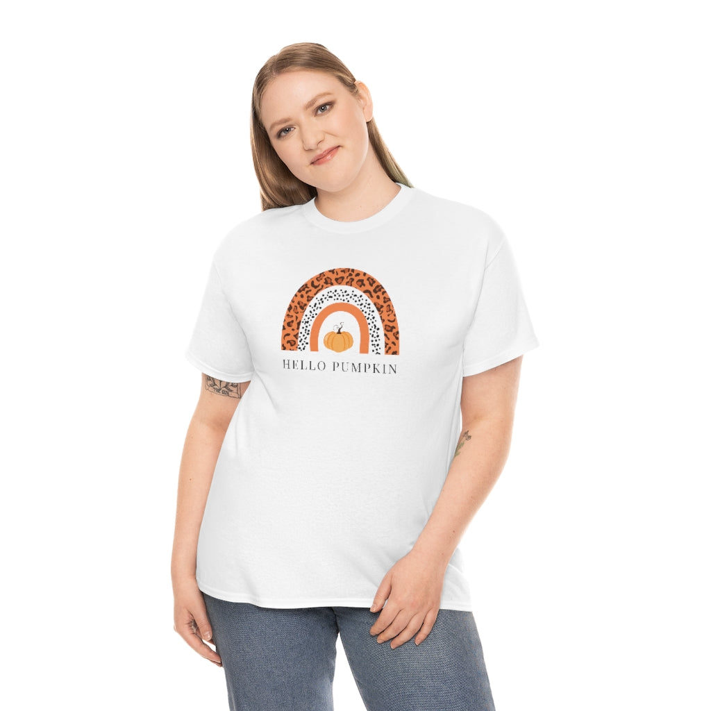Hello Pumpkin Rainbow Cotton T-shirt