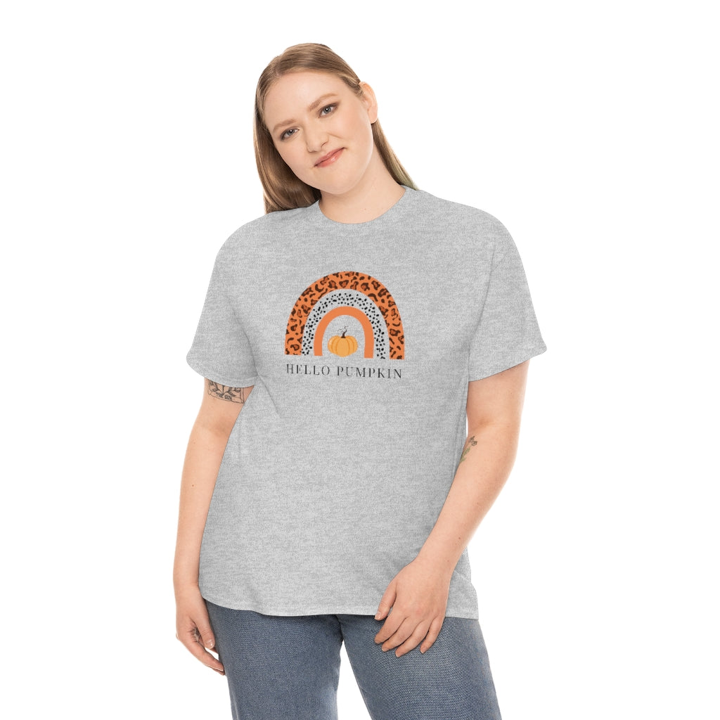 Hello Pumpkin Rainbow Cotton T-shirt