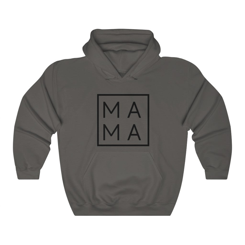 Mama Minimalist Square Hoodie Sweatshirt
