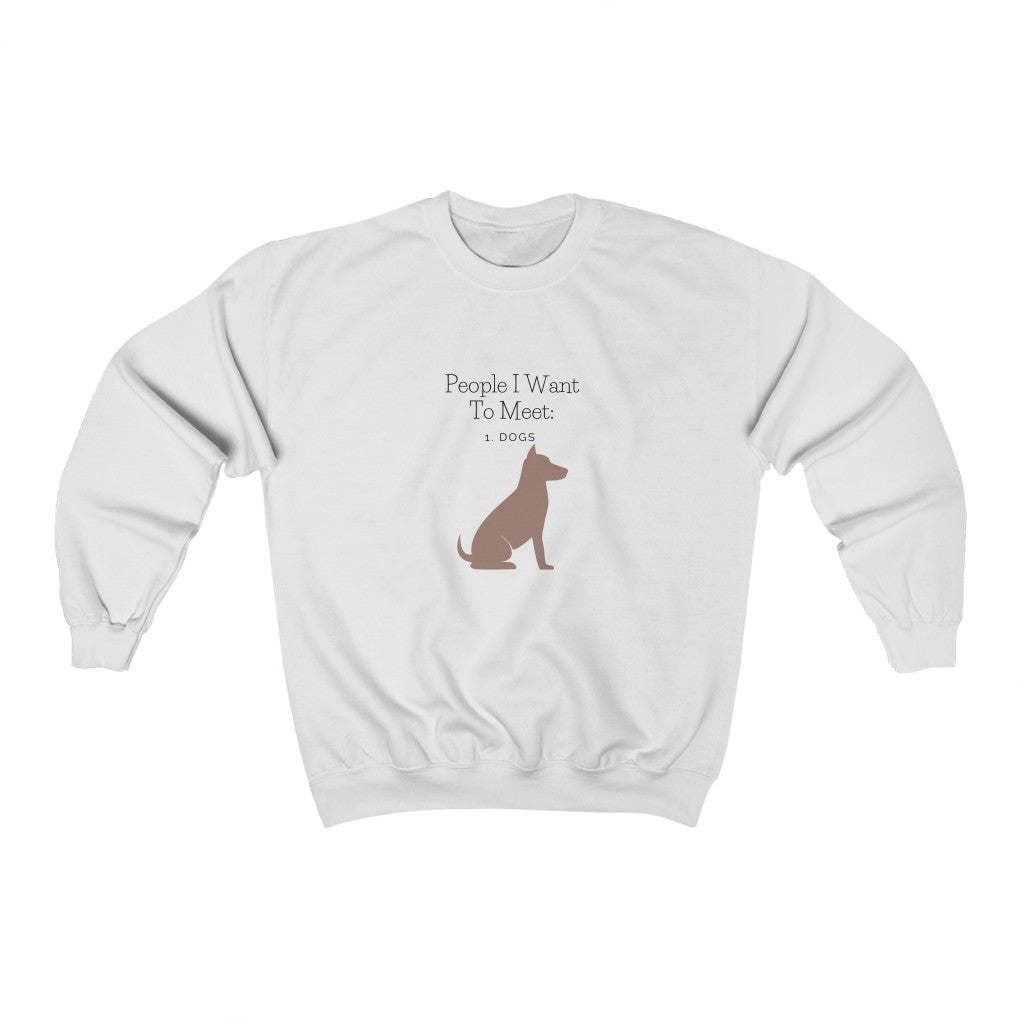 Dogs are way better than people. This funny dog crewneck sweatshirt is perfect for every dog lover. Designed with a high quality cotton that is extremely soft and cozy. Add this piece to your closet and watch your list of dog friends skyrocket, we promise.